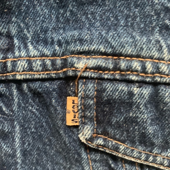 Vintage 8s Levis Gold Tab Cropped Denim 